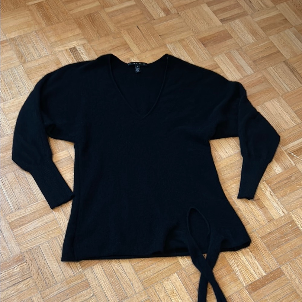 Robert Rodriguez Black V-Neck Sweater